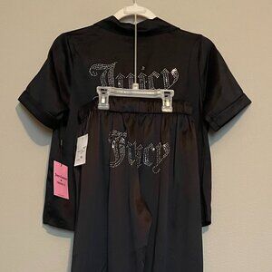 Juicy Couture, XS, Satin Bling, Wide Leg Pajamas
